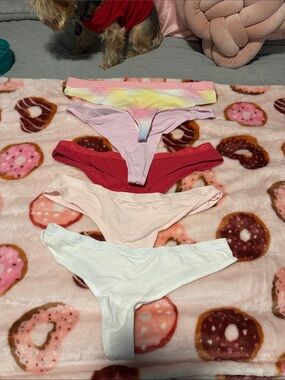 No Boundaries Women's Multicolor & Pink Bikini Panty Set